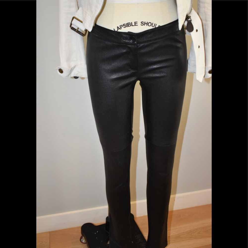 Patrizia Pepe Firenze Leather Legging Pant